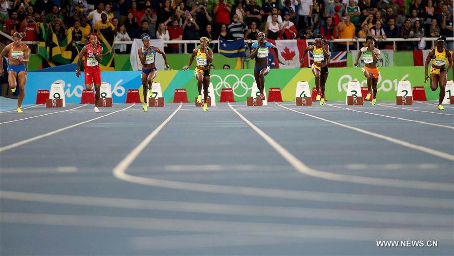 JO 2016 : la Jama?caine Elaine Thompson championne du 100 m