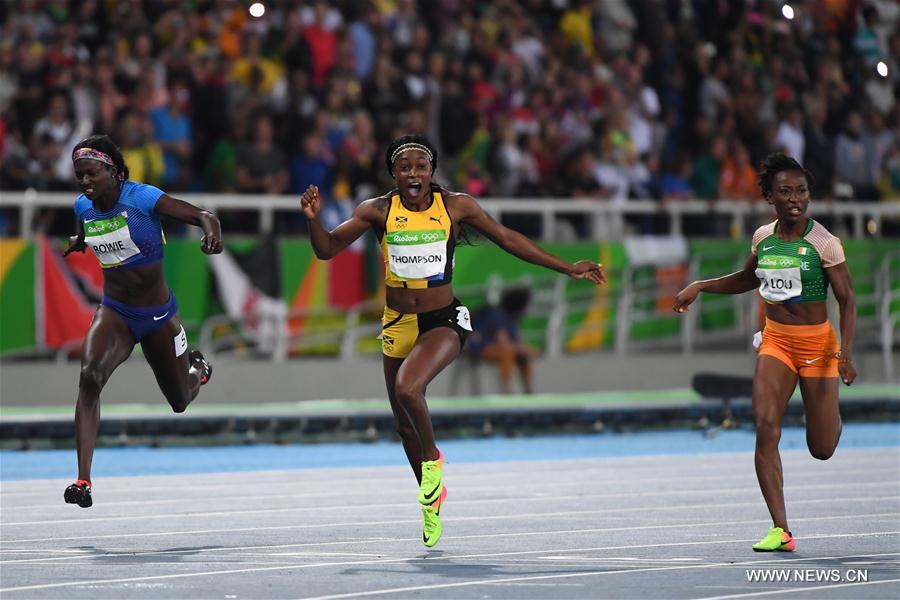 JO 2016 : la Jama?caine Elaine Thompson championne du 100 m