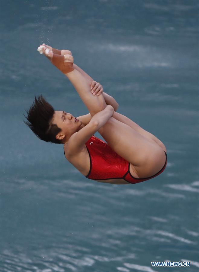 JO-2016/Plongeon : Shi Tingmao remporte l'or au tremplin à 3m dames