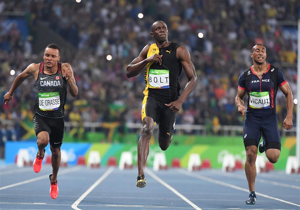 JO 2016 : Usain Bolt sacré pour la troisième fois champion olympique du 100m