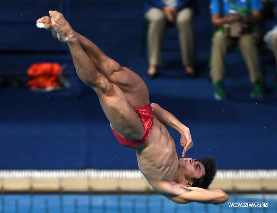 JO-2016/Plongeon : Cao Yuan remporte l'or au tremplin à 3m messieurs