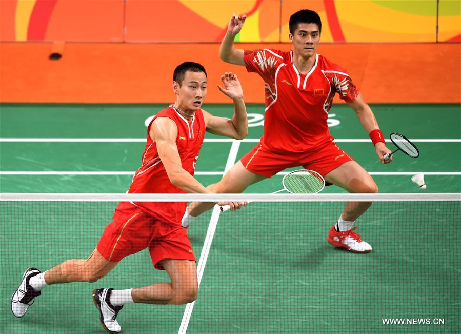 JO 2016 : demi-finale de badminton (double messieurs)