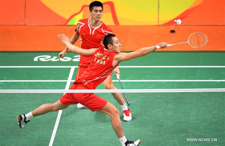 JO 2016 : demi-finale de badminton (double messieurs)