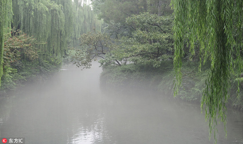 Jinan : superbes paysages de la Source de Baotu