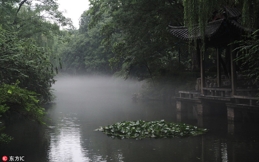 Jinan : superbes paysages de la Source de Baotu