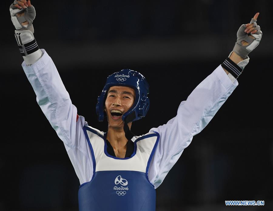 JO 2016 : le Chinois Zhao Shuai champion de taekwondo (catégorie des 58 kg messieurs)