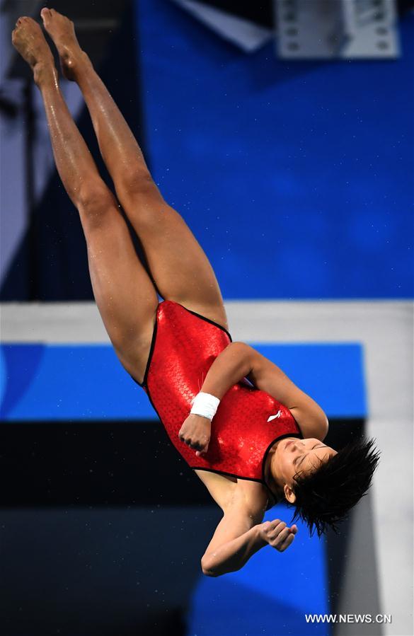 JO 2016 : la Chinoise Ren Qian championne du plongeon 10 mètres dames