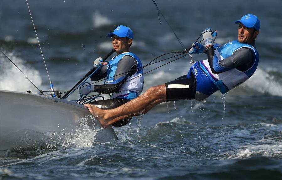 JO 2016 : voile - medal race de 470 messieurs