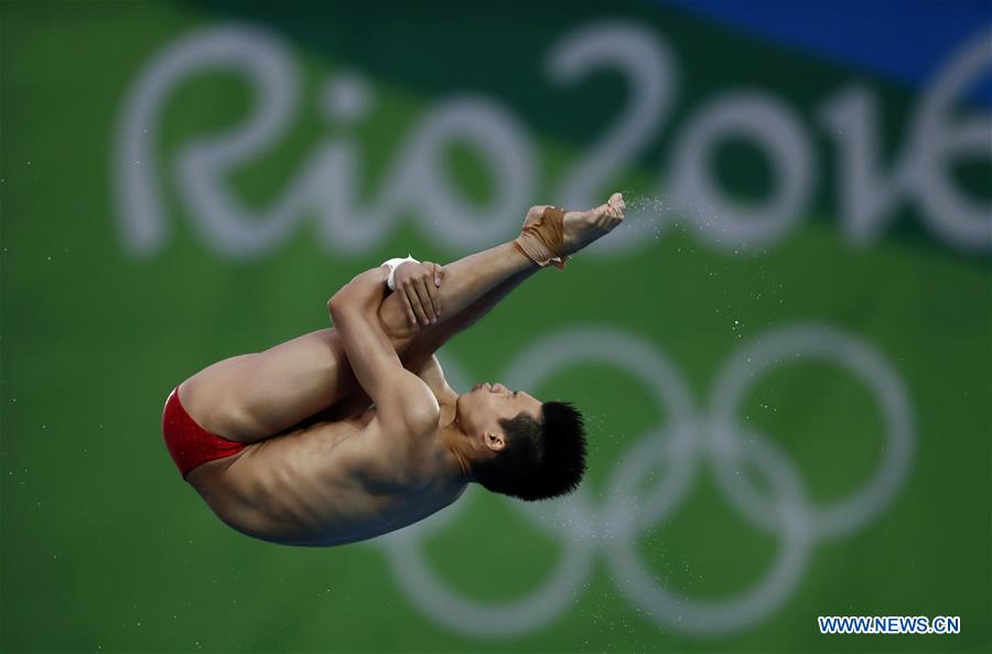 JO-2016: le Chinois Chen Aisen champion du plongeon de haut vol (10 m) messieurs