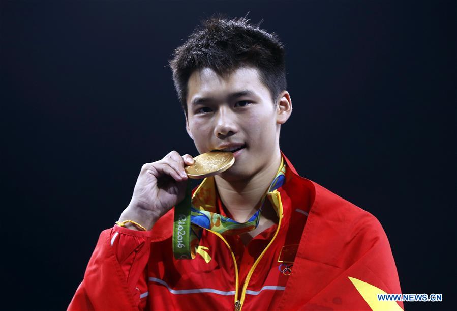 JO-2016: le Chinois Chen Aisen champion du plongeon de haut vol (10 m) messieurs