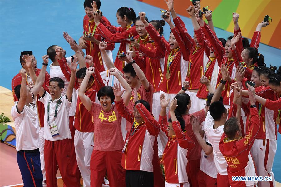 JO-2016/Volley-ball féminin: Les Chinoises remportent la médaille d'or