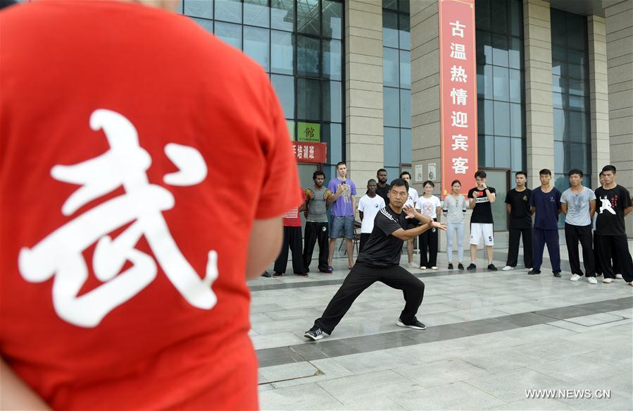 Tai-chi : des élèves étrangers dans le centre de la Chine