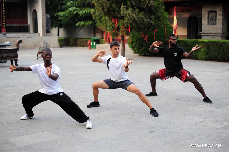 Tai-chi : des élèves étrangers dans le centre de la Chine