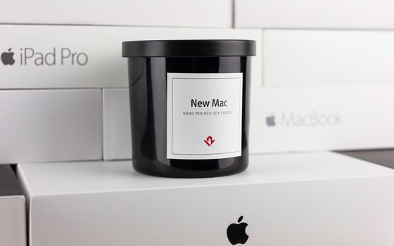 Une société américaine met en vente une bougie au parfum de ? Nouveau Mac ? Apple