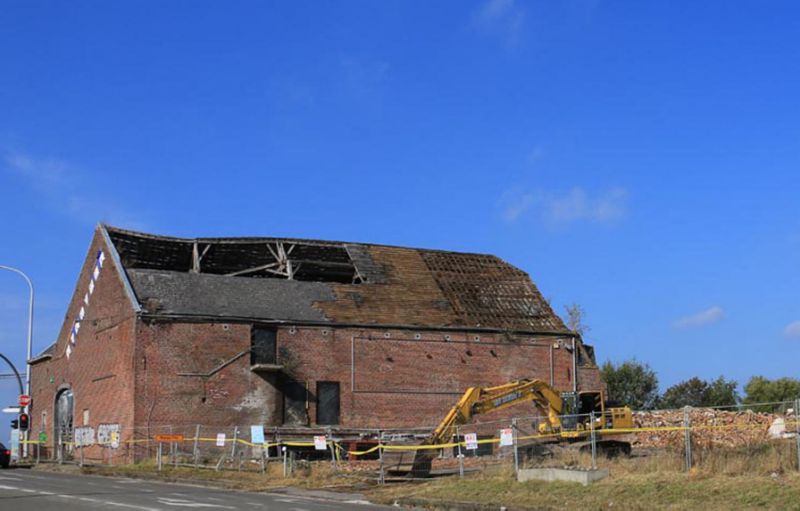 La Belgique a commencé la destruction d'une ferme témoin de la bataille de Waterloo