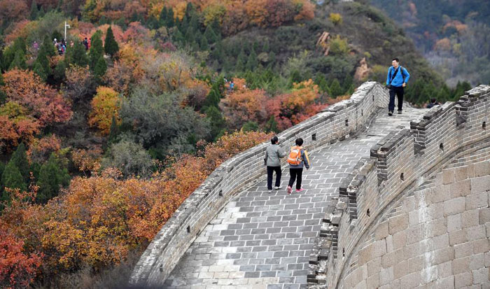 Un automne tout en couleur pour la Grande Muraille 