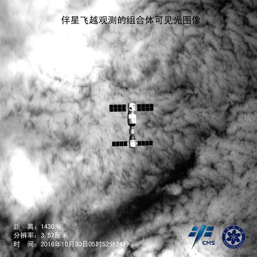 Photos de Tiangong-2 et Shenzhou-11