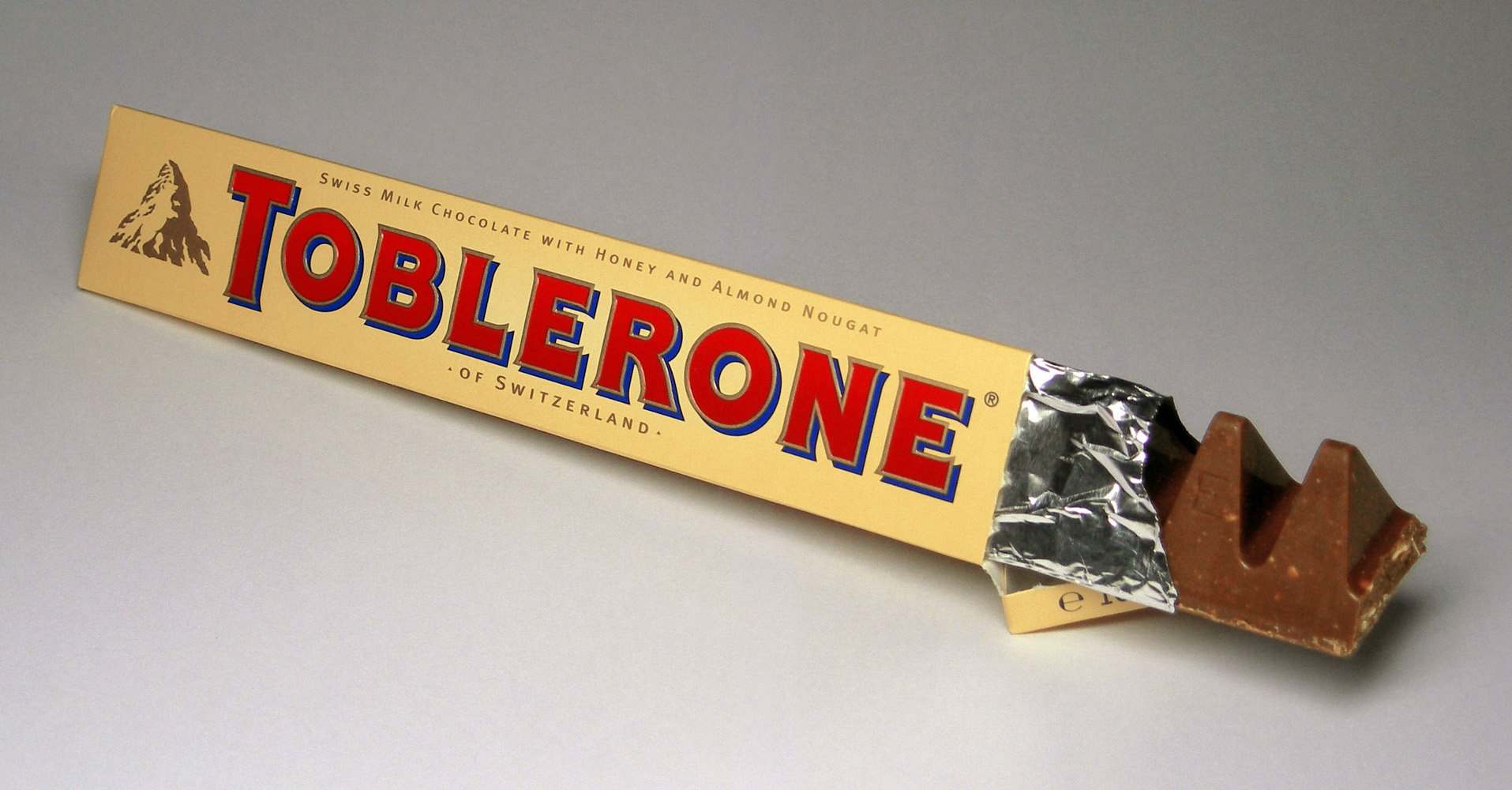 Moins de triangles pour la célèbre barre chocolatée Toblerone