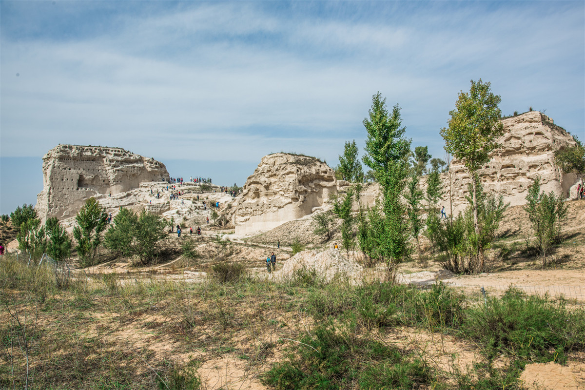 Tongwancheng, ancienne capitale des Xiongnu