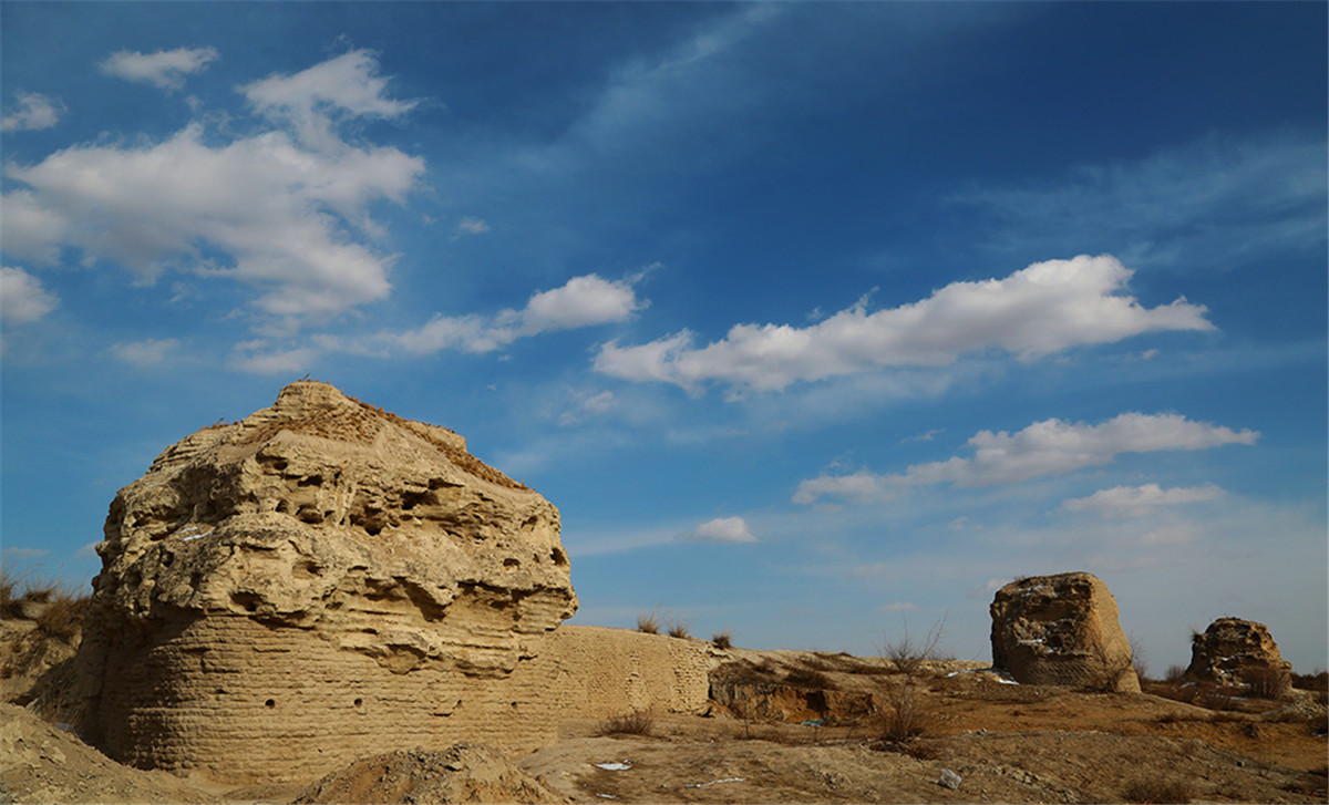 Tongwancheng, ancienne capitale des Xiongnu