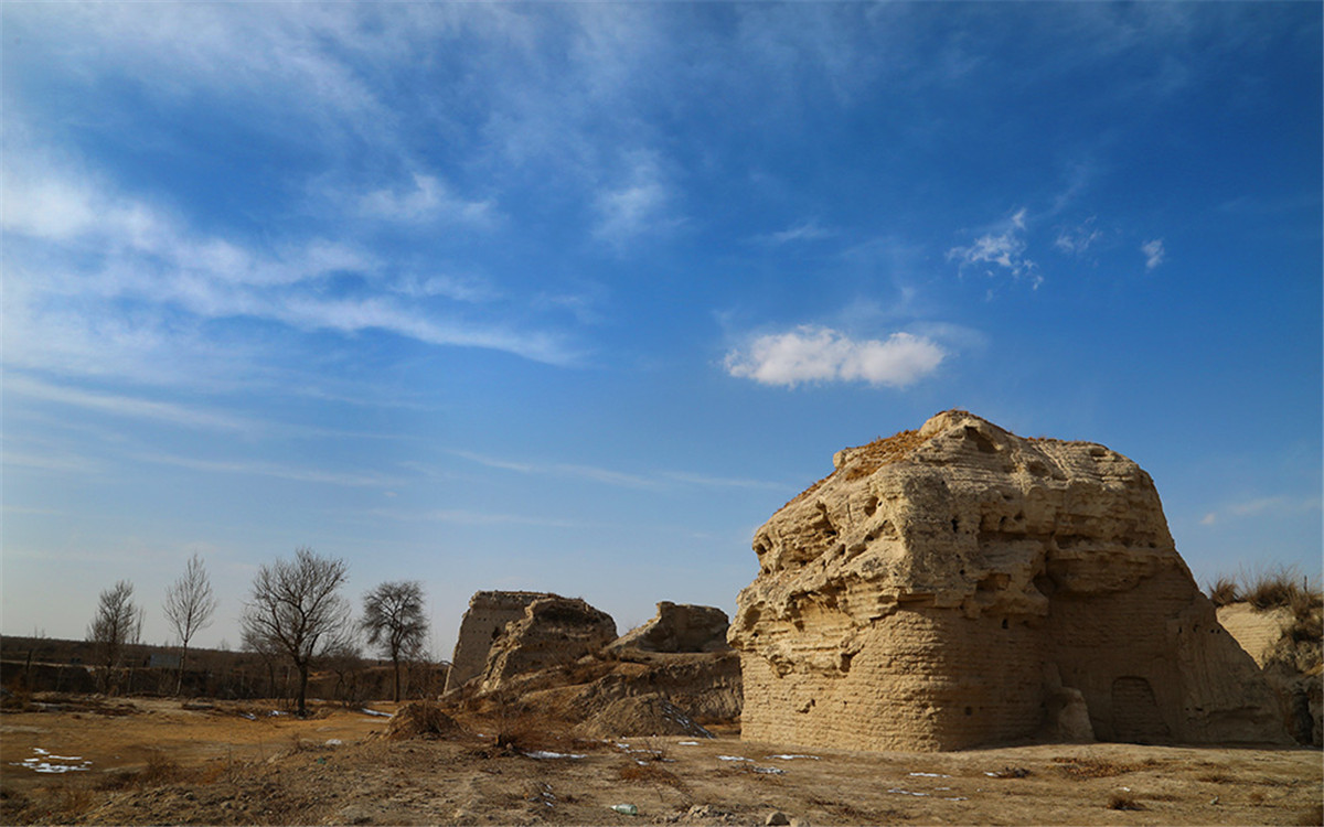 Tongwancheng, ancienne capitale des Xiongnu