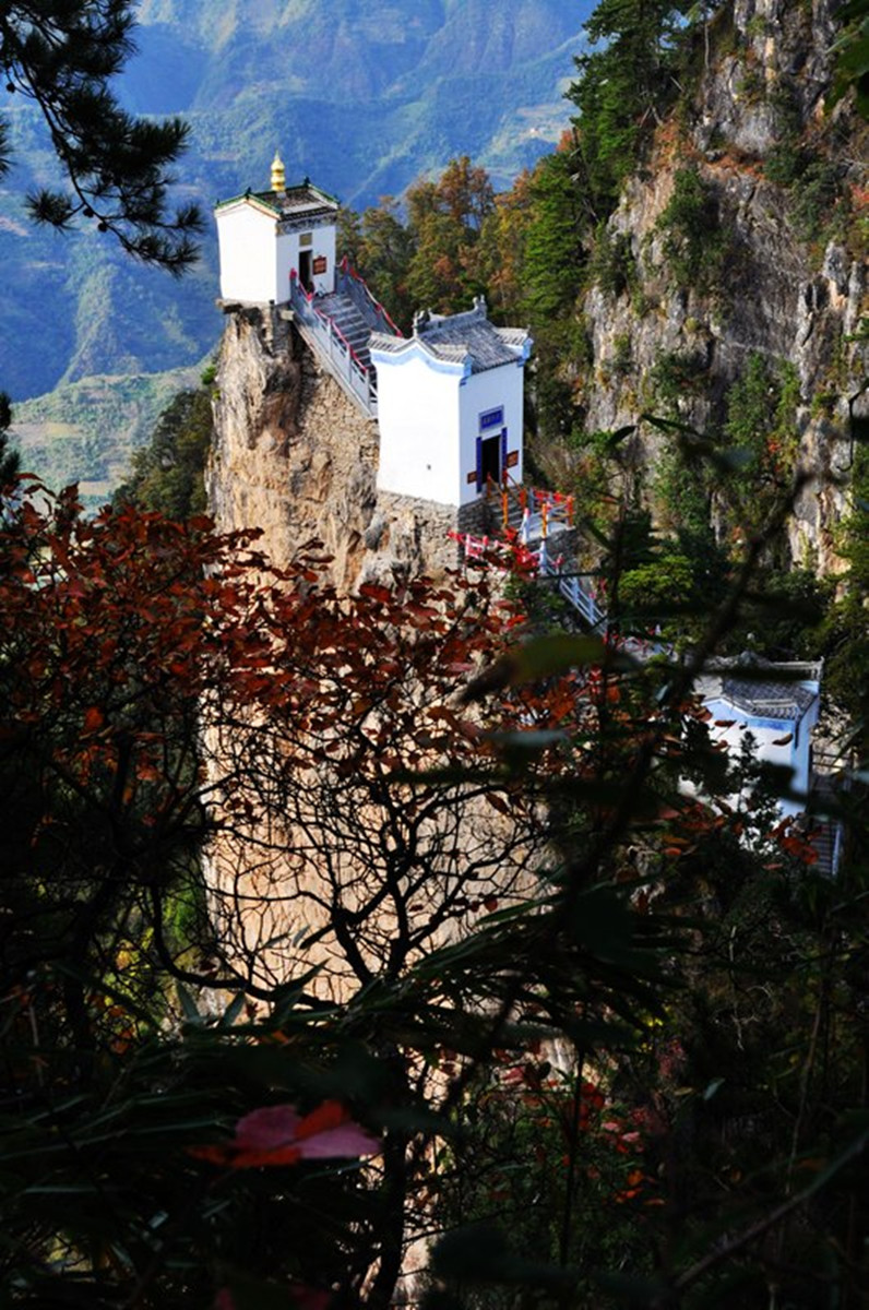 Le Temple Tayunshan, le batiment le plus difficile d'accès au monde