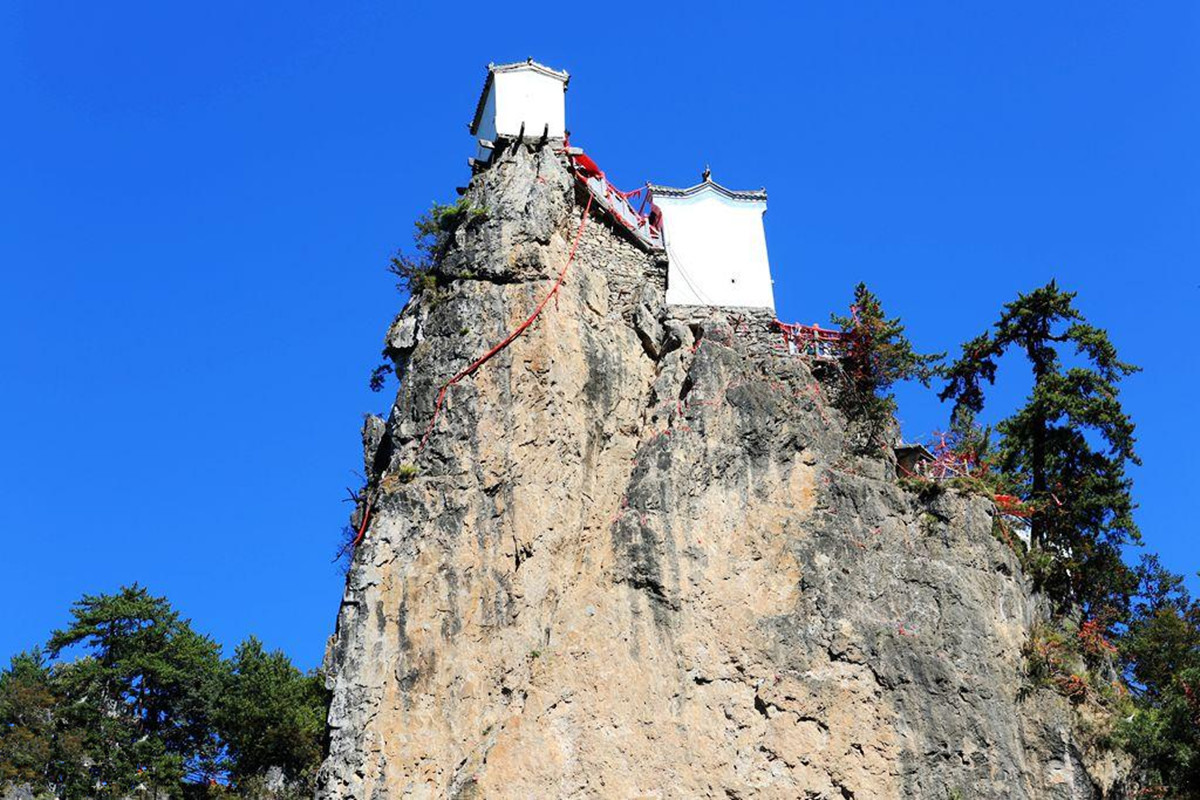 Le Temple Tayunshan, le batiment le plus difficile d'accès au monde