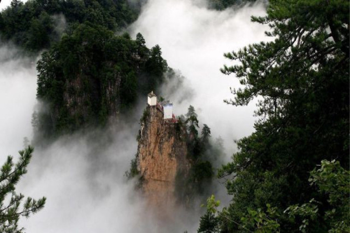 Le Temple Tayunshan, le batiment le plus difficile d'accès au monde