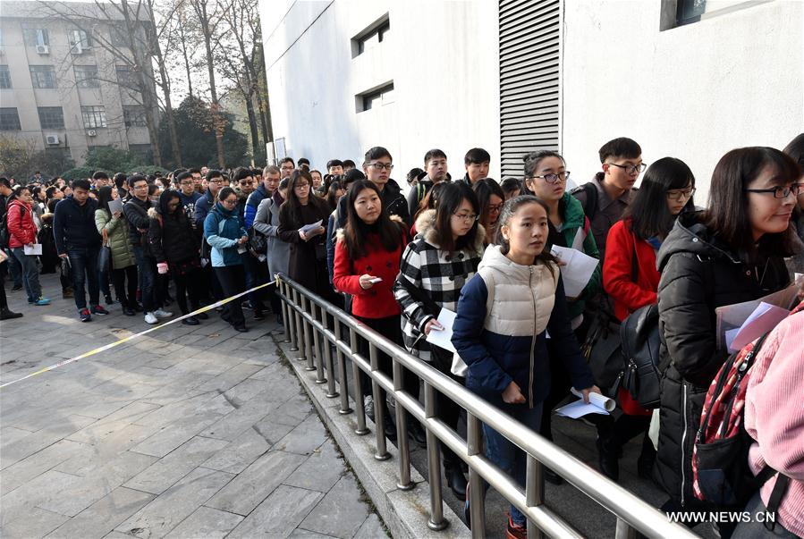 Chine : concours national de la fonction publique