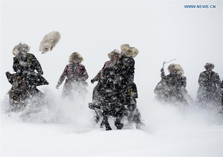 Activités et jeux de neige à Kanas