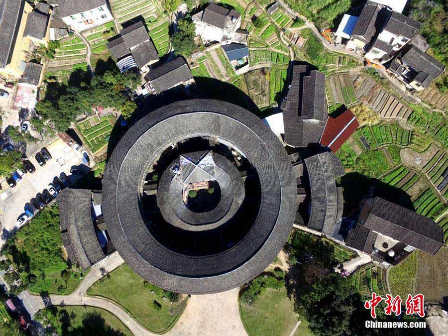 Ces magnifiques Tulou dans le sud-est de la Chine