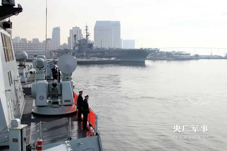 Exercice commun entre les marines chinoise et américaine à San Diego