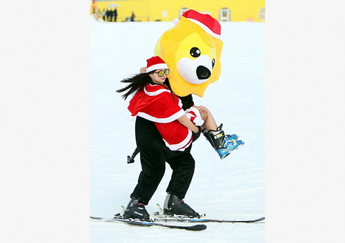 Les Chinois du sud du pays mordus de ski