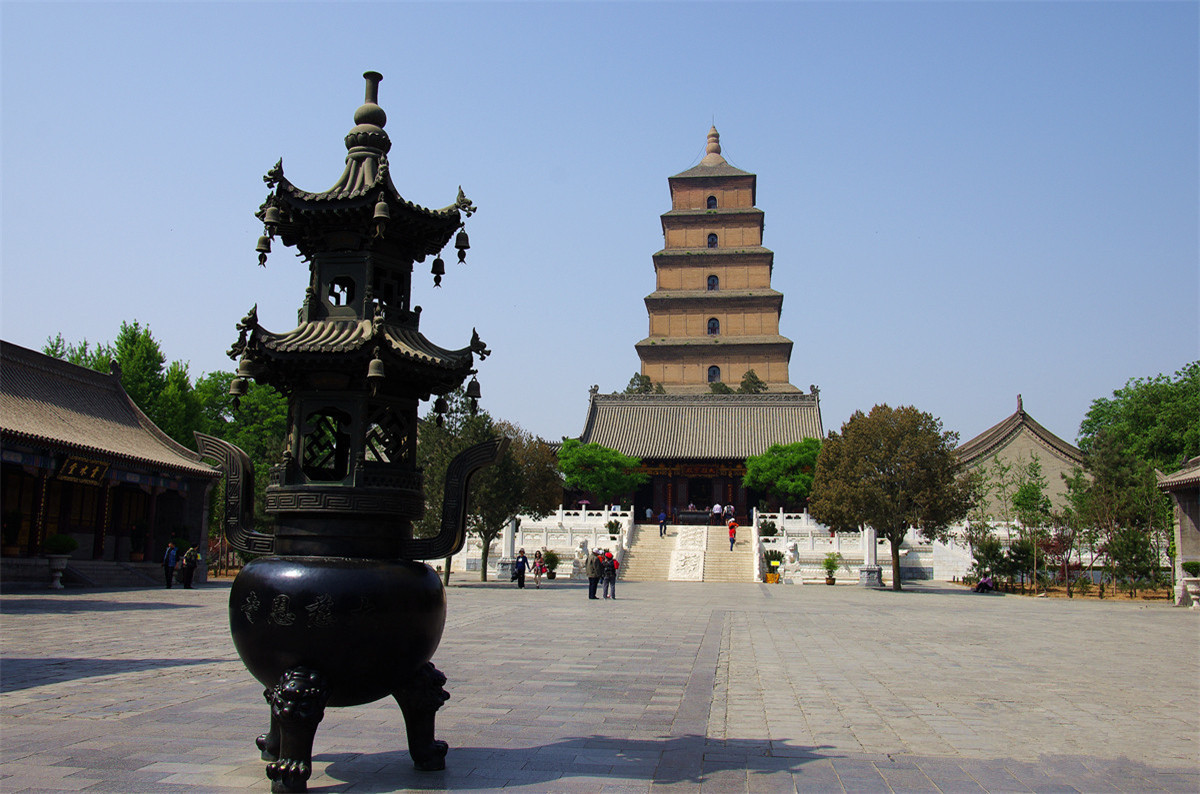 La Grande Pagode de l'Oie Sauvage, monument préféré des voyageurs visitant Xi'an