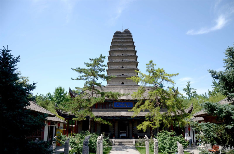 La Petite Pagode de l'Oie Sauvage, patrimoine mondial de l'Unesco