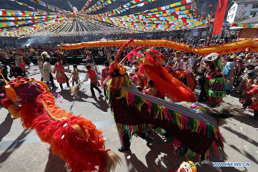 Chine : célébrations du festival Shangjiu au Sichuan