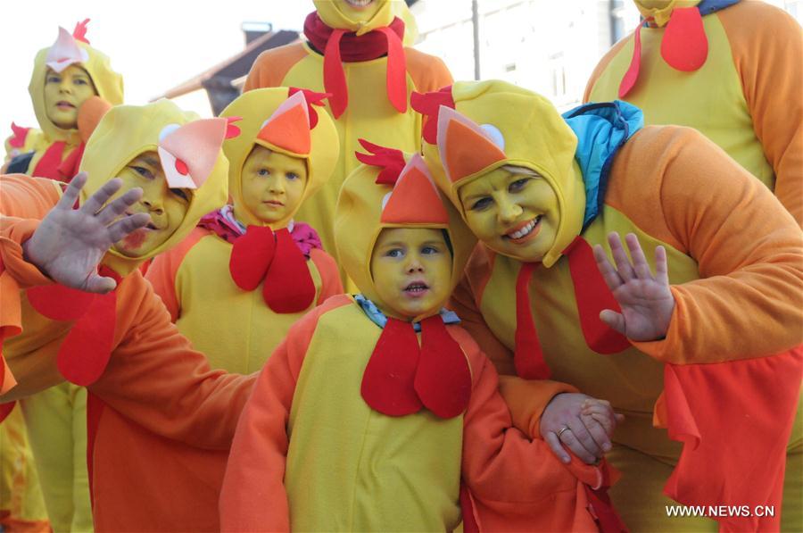 La saison du carnaval en Europe et en Amérique