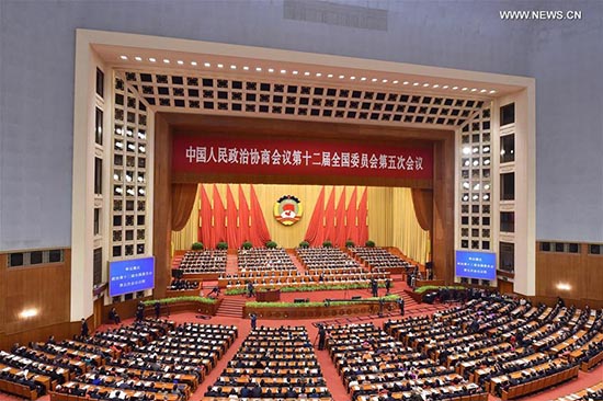 Ouverture de la session annuelle de l'organe consultatif politique suprême de la Chine