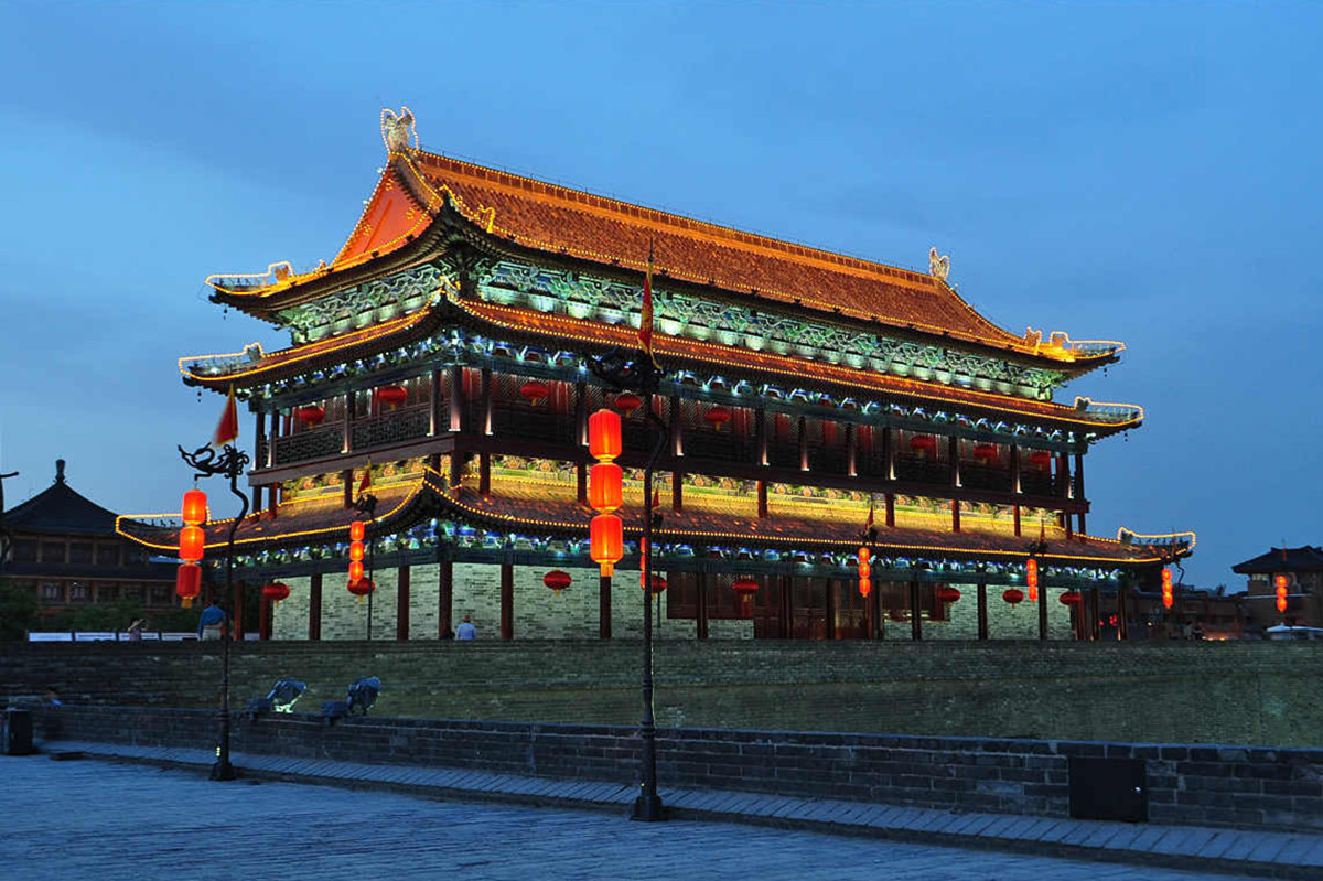 La tour de garde de la Porte Sud des murailles de Xi'an