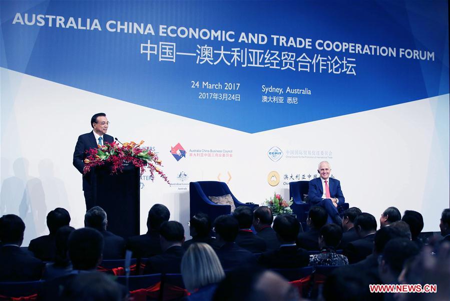 La Chine et l'Australie s'engagent à promouvoir la libéralisation du commerce