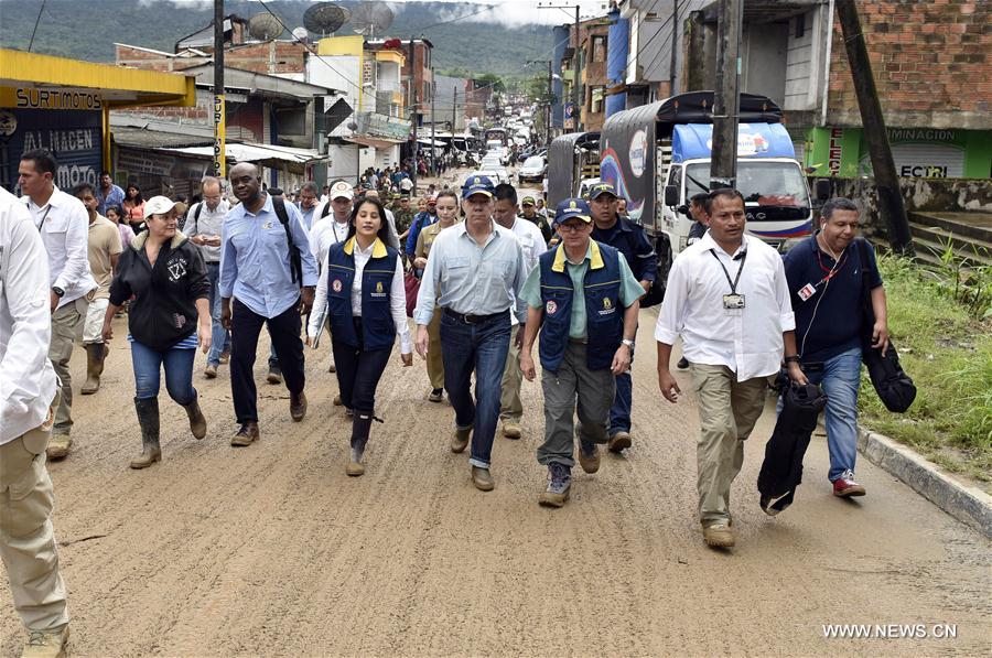 Colombie : une immense coulée de boue fait 193 morts