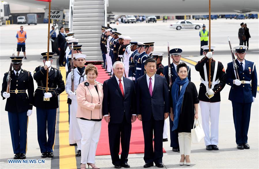 Le président chinois Xi Jinping est arrivé en Floride pour une première rencontre avec Trump