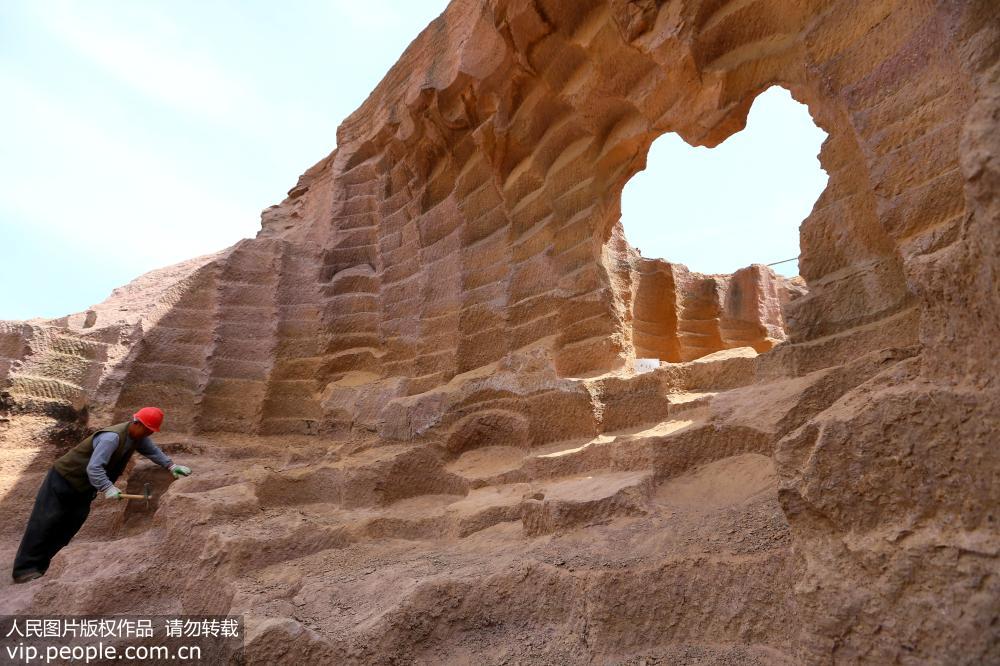 Shandong : découverte d’un ancien puits de moulins en pierre 