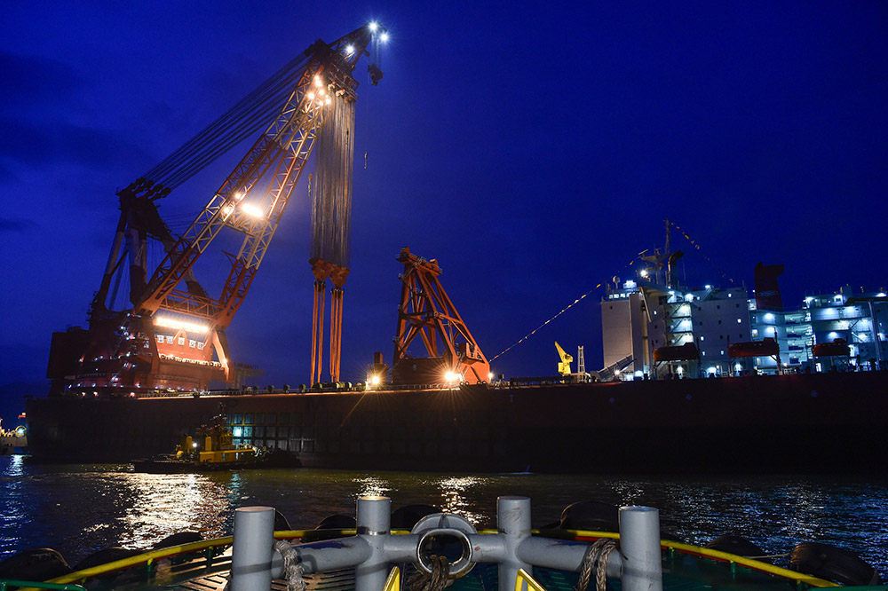 Achèvement en vue pour le pont Hong Kong-Macao-Zhuhai