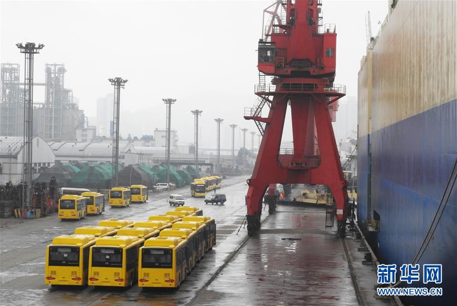 Exportation de bus chinois en Birmanie