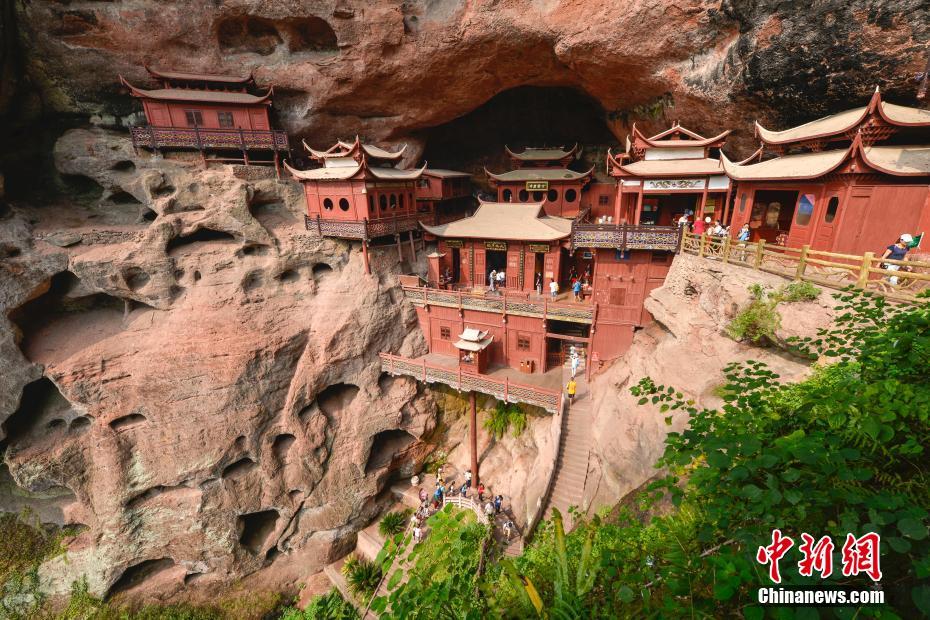 Un temple du Fujian construit sur un seul pilier