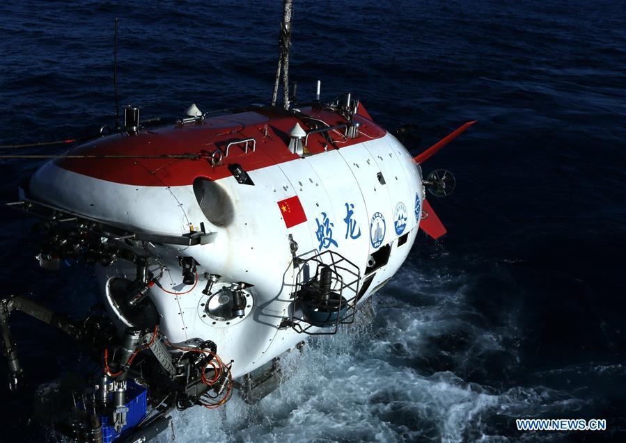 Le submersible chinois Jiaolong achève sa 150e plongée