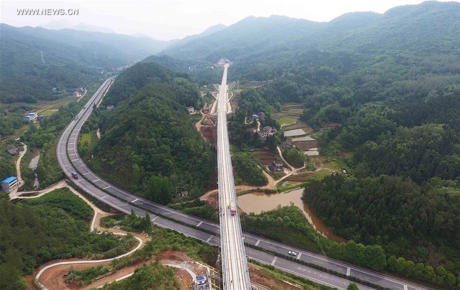 Transport ferroviaire à grande vitesse entre Xi'an et Chengdu