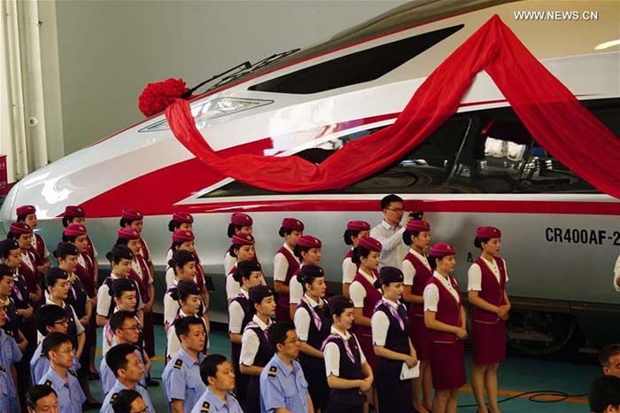 Chine : mise en service d'un nouveau train à grande vitesse sur la ligne Beijing-Shanghai