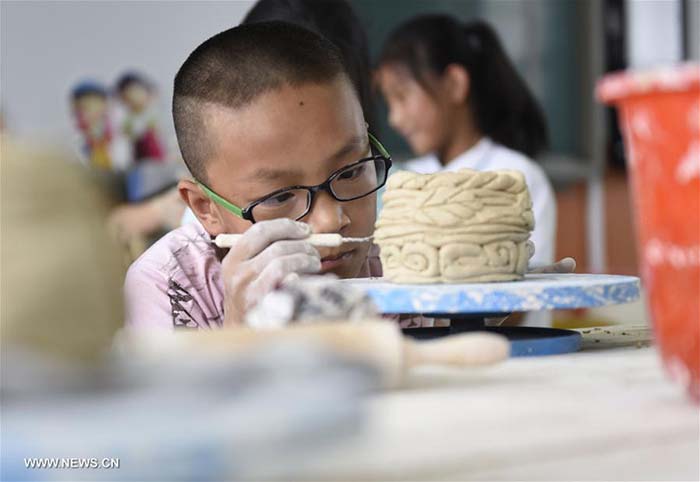 Des cours de poterie à Hohhot 